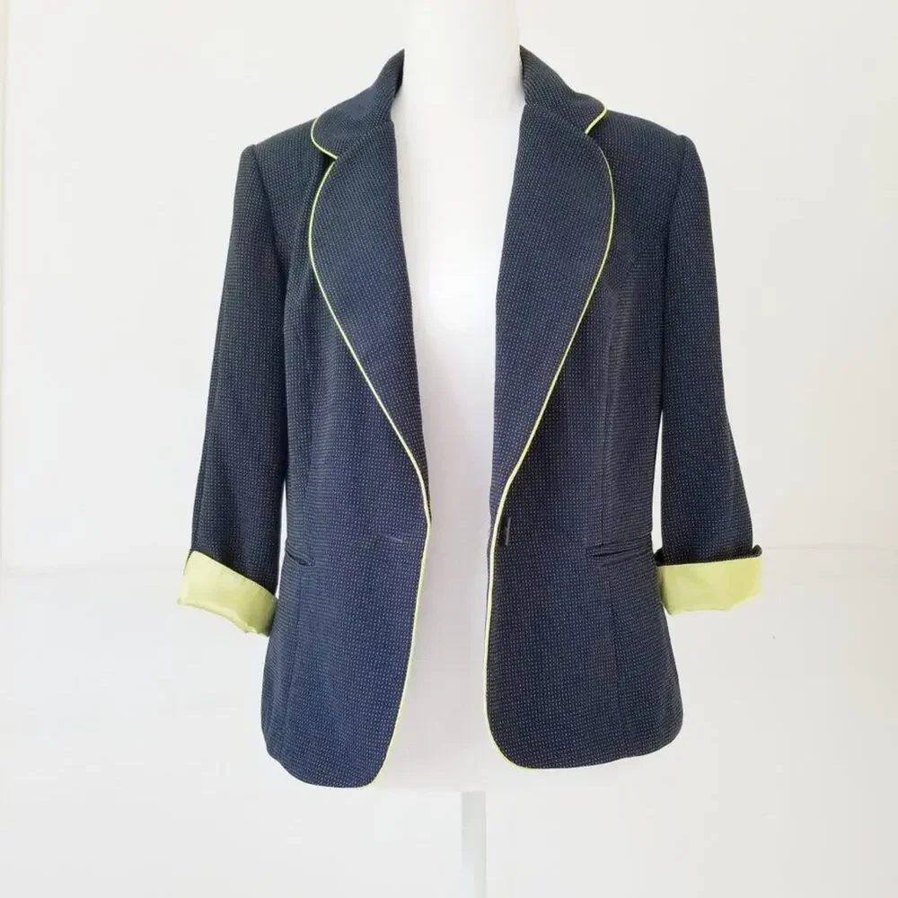 Dressbarn Suit Jacket Blazer Dark Blue - Size 10